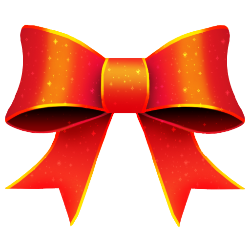 Ribbon Red Pattern Icon - Christmas Icon Set - SoftIcons.