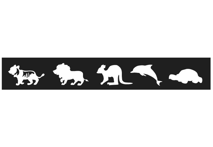 Animal Border Kids Wall Sticker - Cute Nuersery Decor