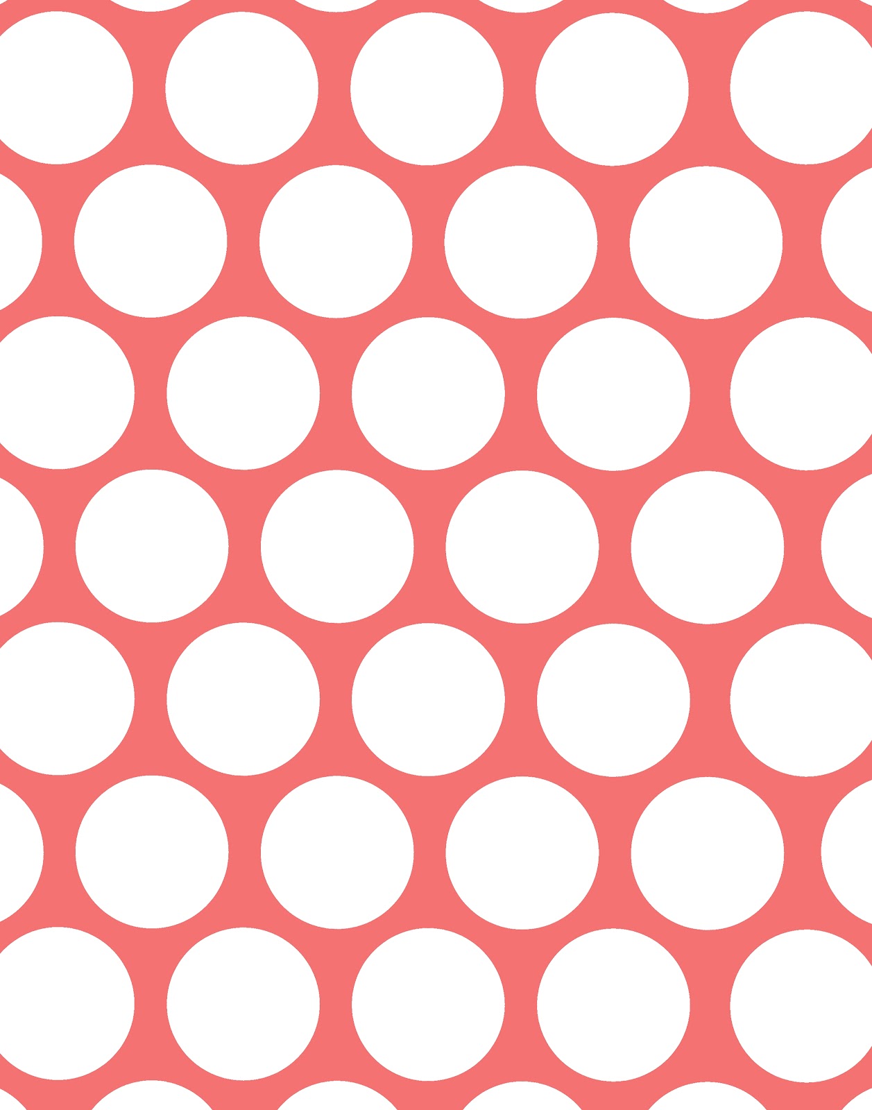 Hot Pink Polka Dots Background