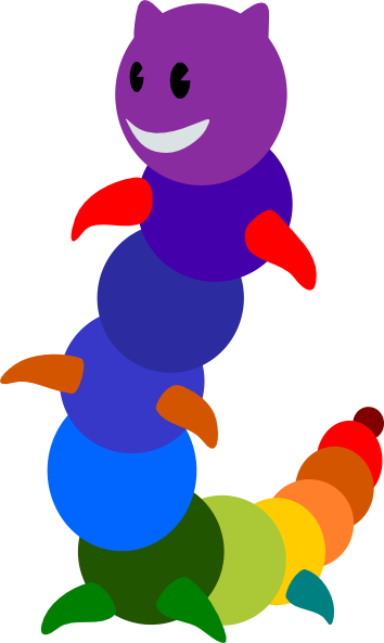 Pin Cartoon Caterpillar Clip Art Vector Online Royalty Free on ...