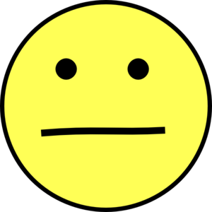 Unsure Smiley Face Black And White - Free Clipart ...