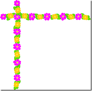Clipart Flowers And Butterflies Border - Free ...