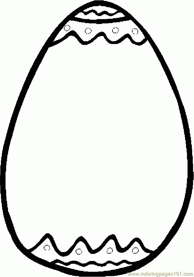 Free Printable Easter Egg Coloring Pages - AZ Coloring Pages