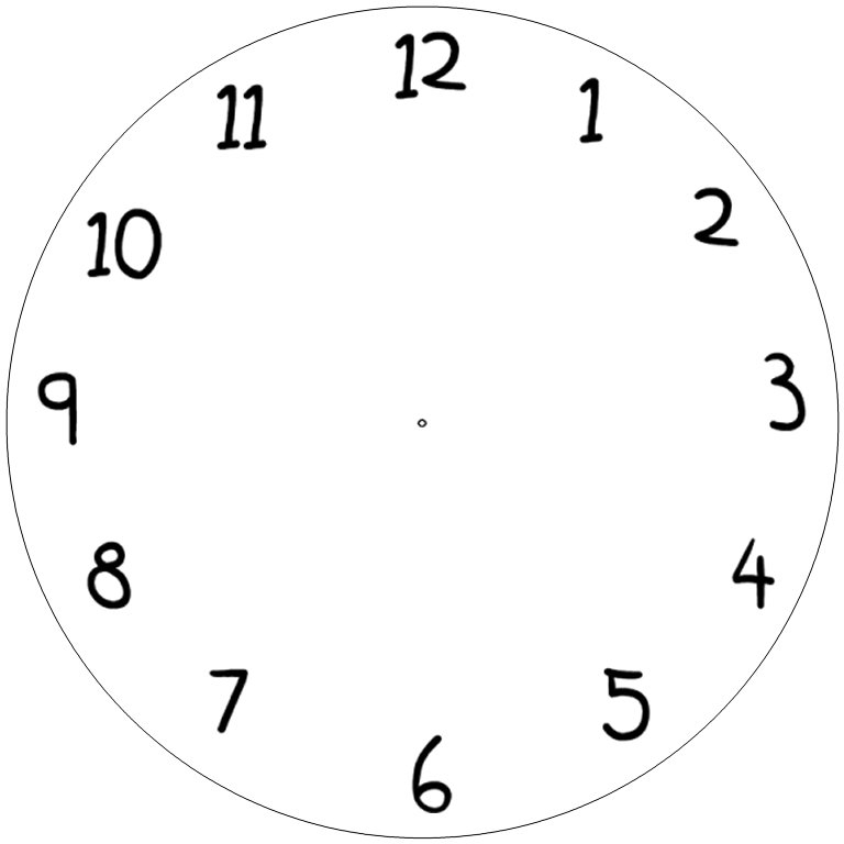 Clock Face Clipart