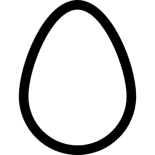 Egg outline Icons | Free Download