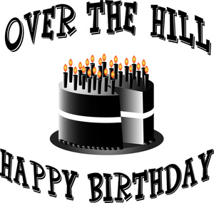 Man's 40th Birthday Clipart