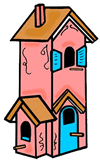 Birdbaths & Birdhouses Clipart