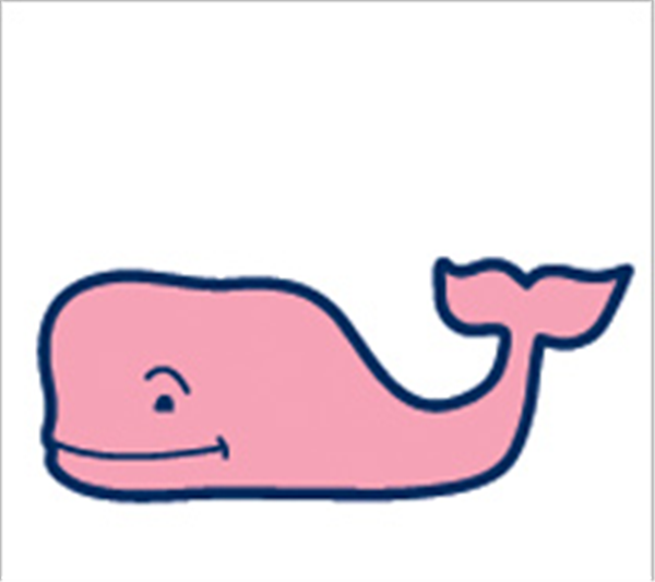 Vineyard vines whale clipart