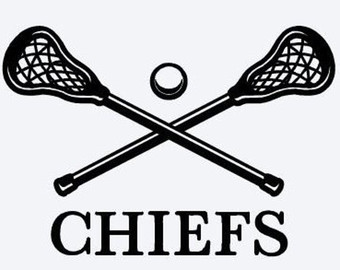 Lacrosse wall decal | Etsy