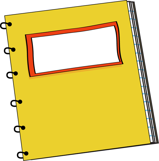 Cute Notepad Clipart