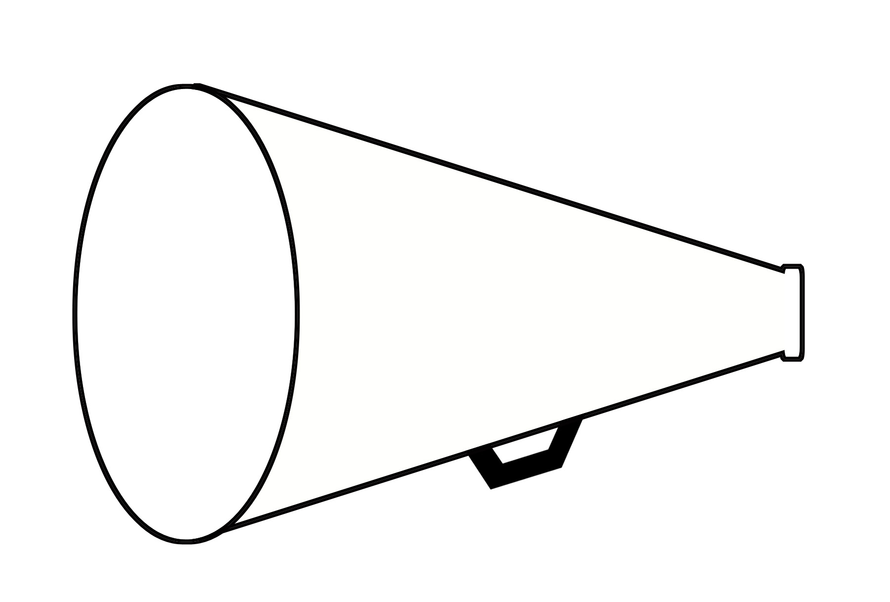 Cheerleading Megaphone Clipart - Tumundografico