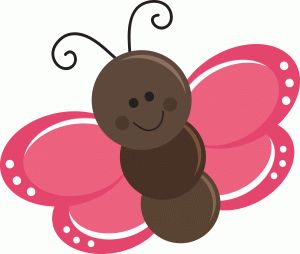 Cute butterfly clipart silhouette - ClipartFox
