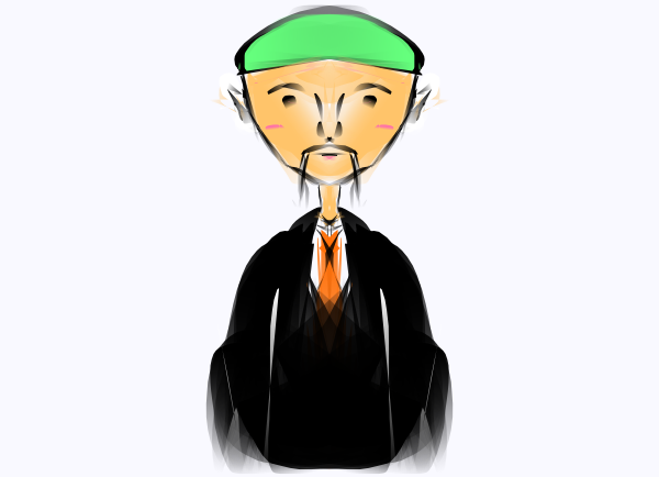 Asian man clipart png