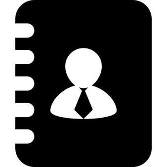 Address book, IOS 7 interface symbol Icons | Free Download