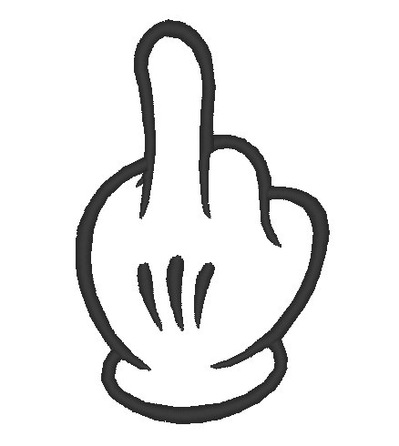Flipping off | Etsy