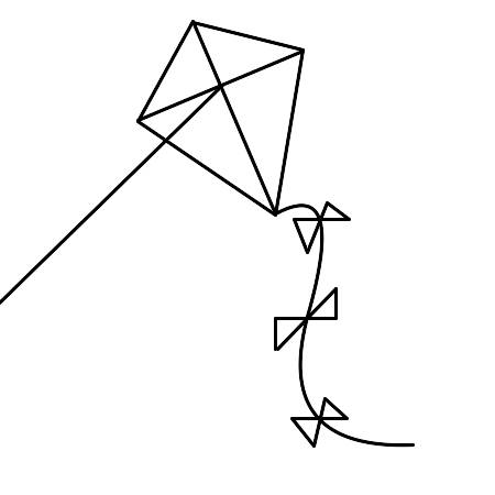 Kite Realistic Art, Pencil Drawing Images