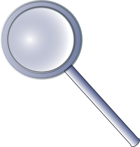 Magnifying Glass clip art - vector clip art online, royalty free ...
