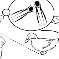 Duck Outline clip art Vector clip art - Free vector for free download