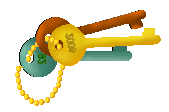 Key Clip Art Page 1 - Keys on Key Chains - Groups of Keys