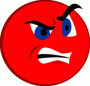 When you're angry...