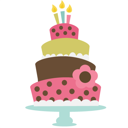 Birthday Cake SVG cut file for cutting machines birthday cake svg ...