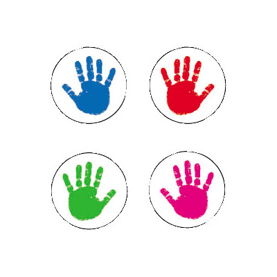 Handprints Chart Seals [ CD2167 ] - Carson-Dellosa publishes ...