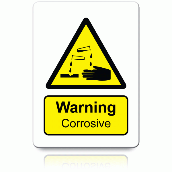 Buy Warning Corrosive Labels | Danger & Warning Stickers