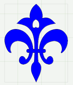 Capadia Designs: Fleur-de-lis Mesh (Home Decor)