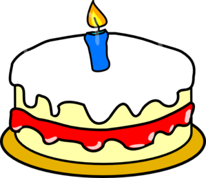 First Birthday Cake clip art - vector clip art online, royalty ...
