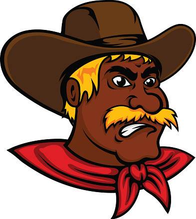 Cartoon Of The Cowboy Mustache Clip Art, Vector Images ...
