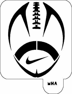 Football logo nike clipart