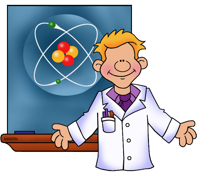 Free Science Clip Art by Phillip Martin, Atomic Structure Chart