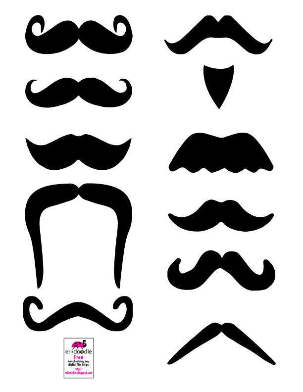 Best Photos of Mustache Print Out - Free Printable Mustache Photo ...