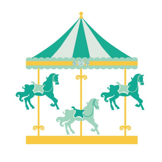 Merry go round clipart