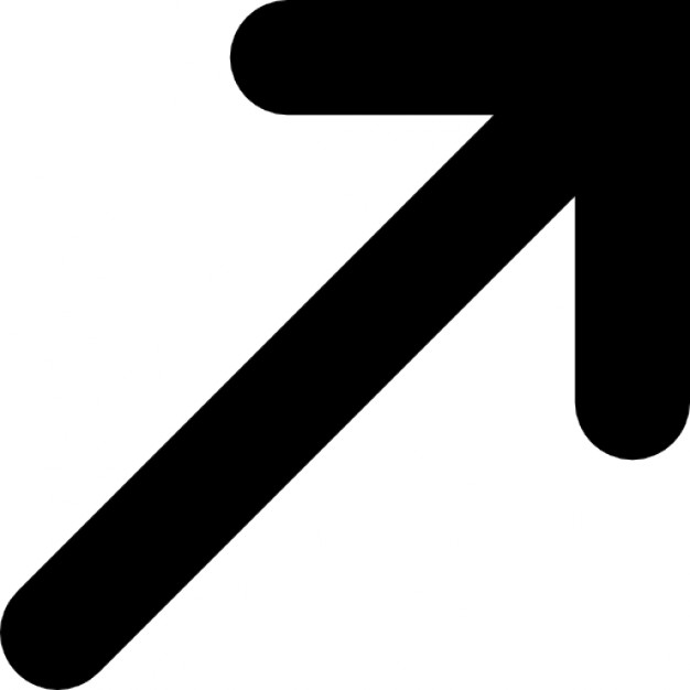Arrow pointing to upper right Icons | Free Download