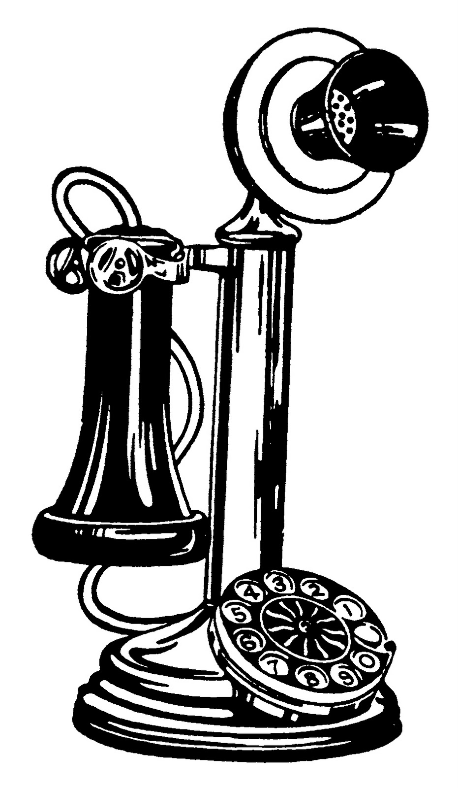 Telephone clip art free