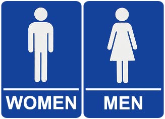 As The Worm Turns: Restroom Signs
