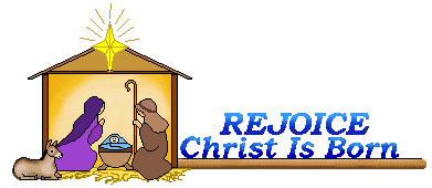 Christmas nativity scene clipart free