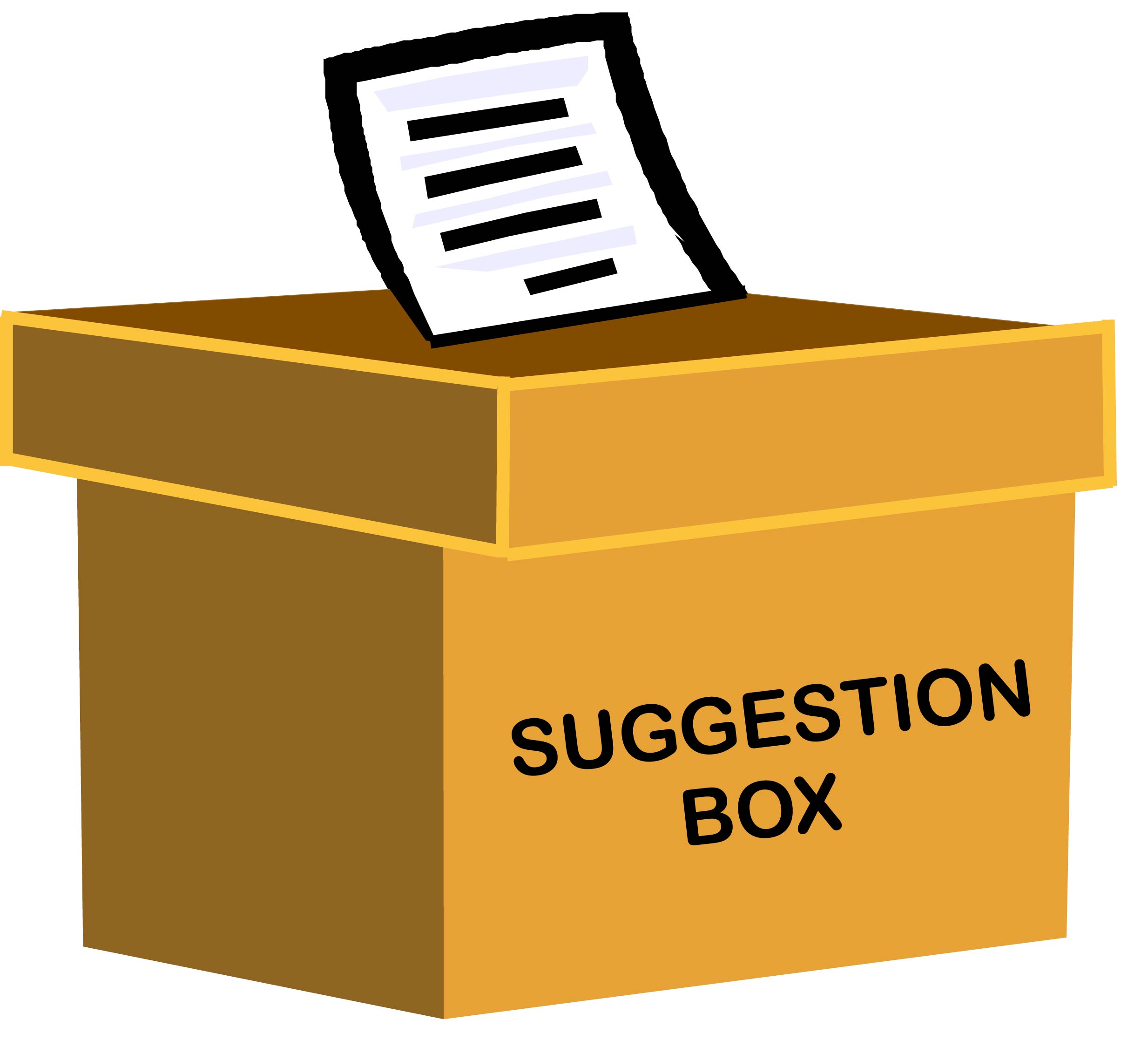 Suggestion Box Clipart