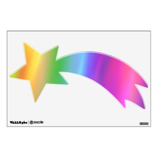 Rainbow Shooting Stars Art & Framed Artwork | Zazzle