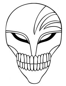 How to Draw Hollow Mask, Step by Step, Bleach Characters, Anime ...
