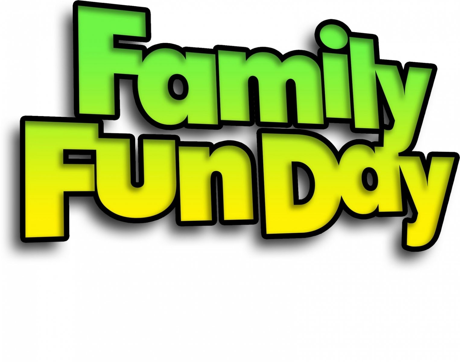 Family fun day clipart