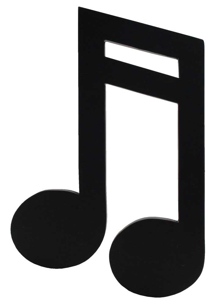Black Music Note - ClipArt Best