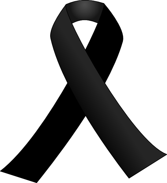 Black Ribbon clip art - vector clip art online, royalty free ...