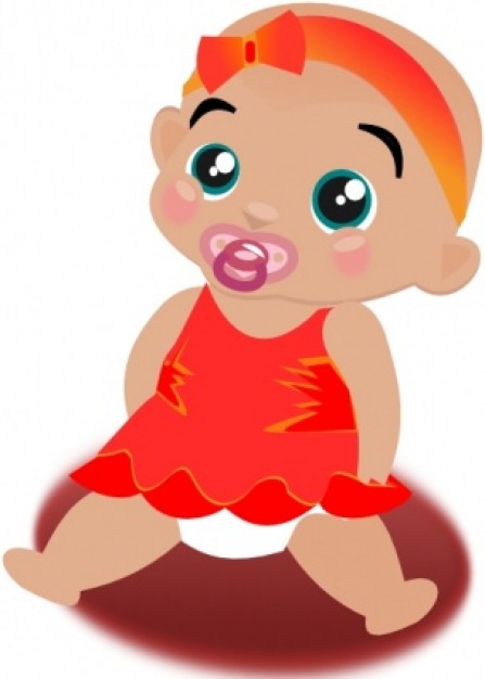 Baby Girl imágenes prediseñadas | Descargar Vectores gratis