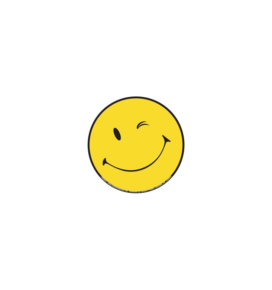 Pegatina Vinilo Smiley (Wink) - Grupo Erik Editores S.L.