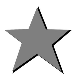 clip art silver star