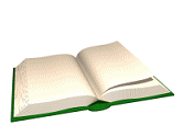 books, pens, pencil, paper and turning page gif animations
