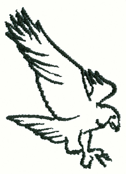 Embroidery Eagle Outline Embroiderydesigns