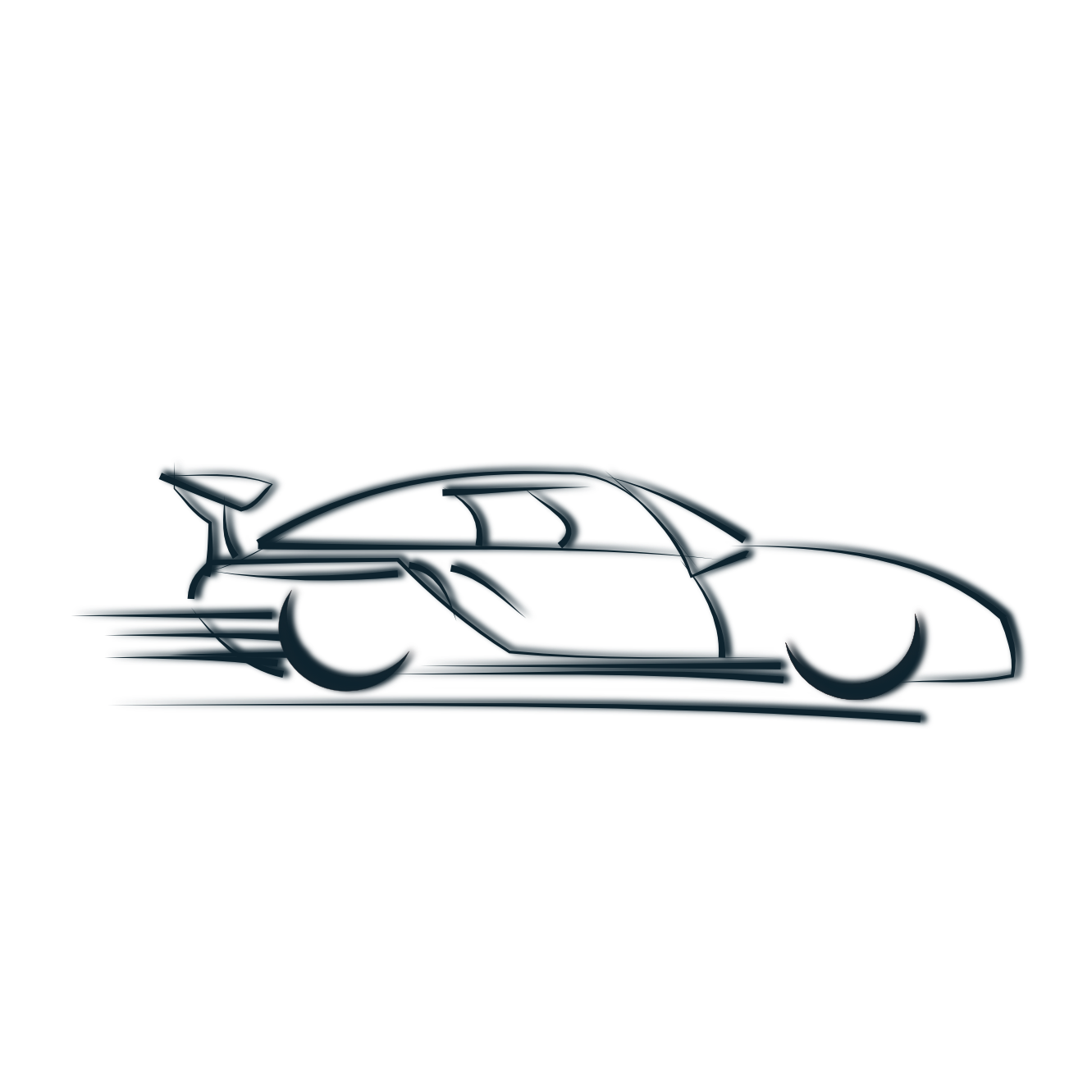 netalloy car icon black white line art tattoo ...
